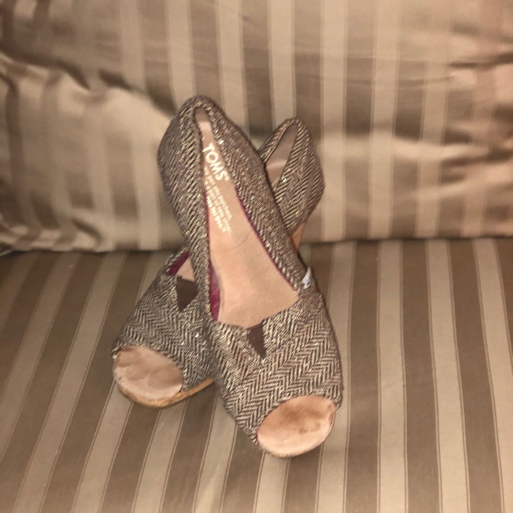 TOMS Wedge Heels - Size 6.5
